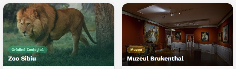Venues running ghid.live: Zoo Sibiu and the Brukenthal National Museum.